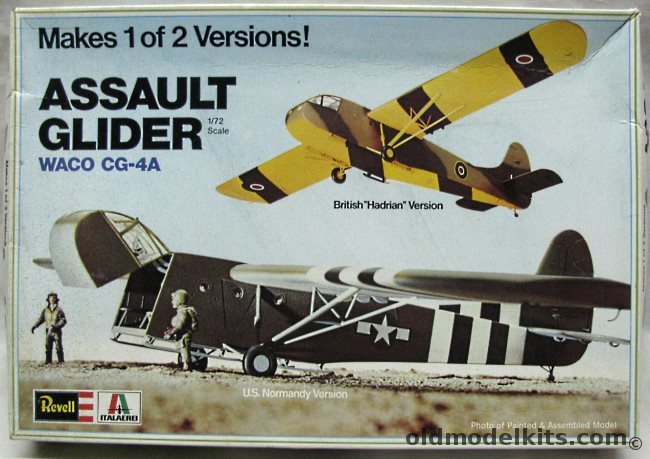 Revell 1/72 Waco CG-4A Assult Glider or Hadrian - USAAF Sicily 1944 / USAAF Normandie 1944 / RAF Training Glider 1950, H2012 plastic model kit